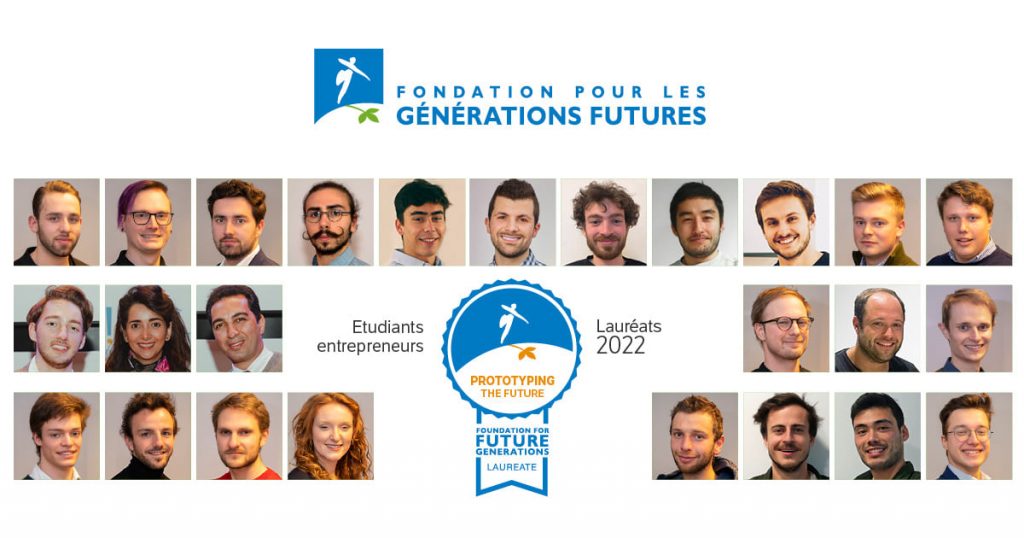 Startups lauréats de la fondation pour les générations futures